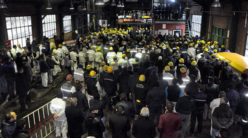 T&uuml;rkiye Taşk&ouml;m&uuml;r&uuml; Kurumu'nda &uuml;retim durduruldu