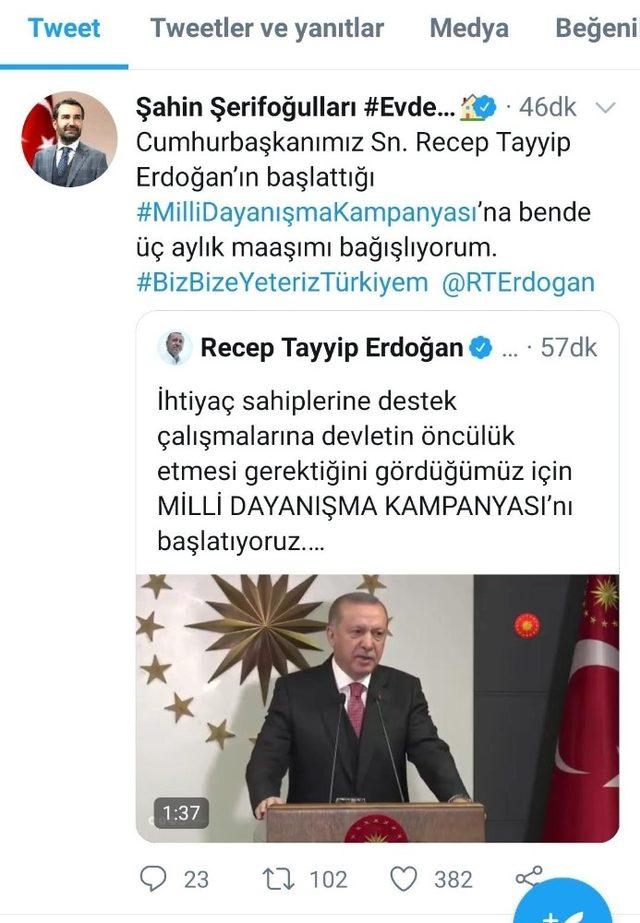 Elazığ’da Vali, Başkan ve Rektör maaşlarını  bağışladı