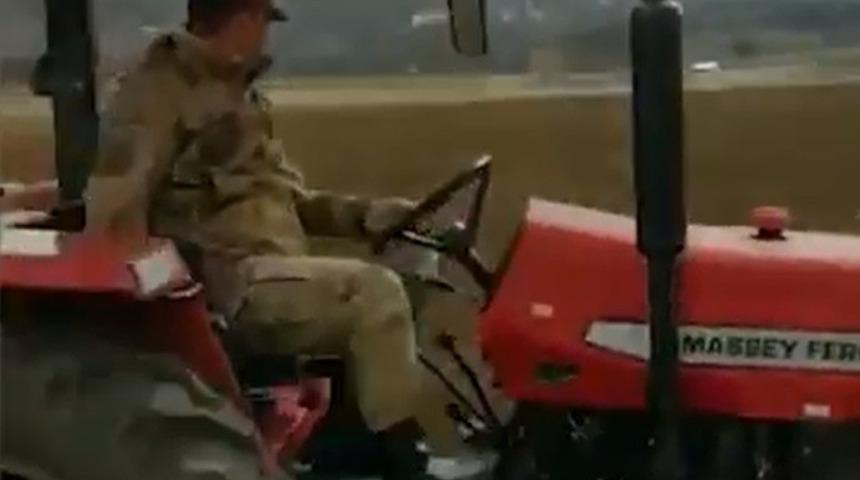 Dışarı &ccedil;ıkamayan &ccedil;ift&ccedil;inin tarlasını Mehmet&ccedil;ik s&uuml;rd&uuml;