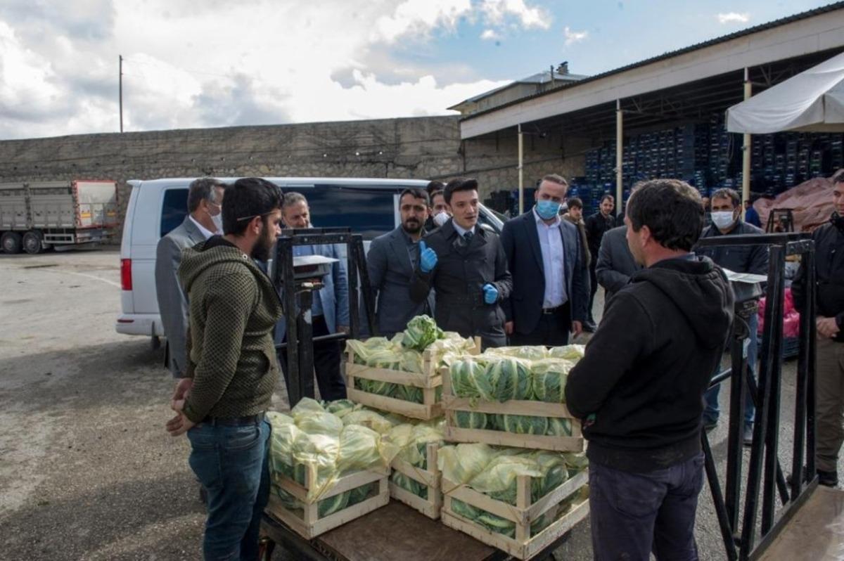 Van&rsquo;da sebze haline ara&ccedil; girişlerinde kota d&ouml;nemi