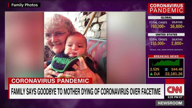 Canlı yayında gözyaşları sel oldu! Koronavirüs hastası annesine hemşire sayesinde veda etti G4