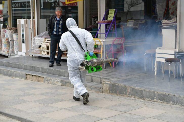 Mamak’ta “sıcak sisleme” ile dezenfekte G1