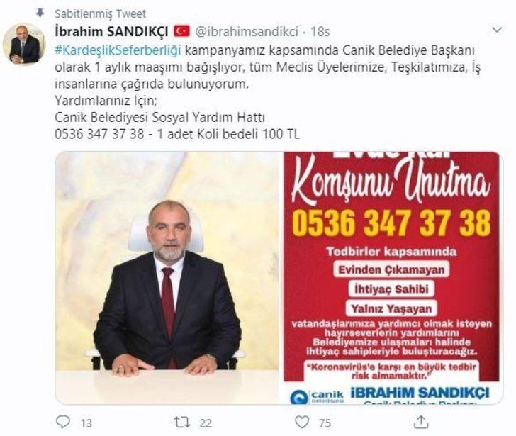 Samsun’dan “Biz Bize Yeteriz Türkiyem"e destek G3