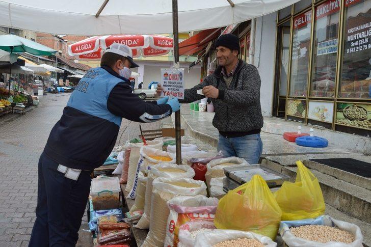 Havza’da pazar yerlerinde el dezenfektan noktaları oluşturuldu G2
