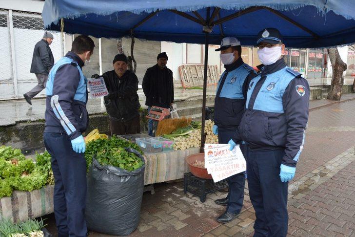 Havza’da pazar yerlerinde el dezenfektan noktaları oluşturuldu G3