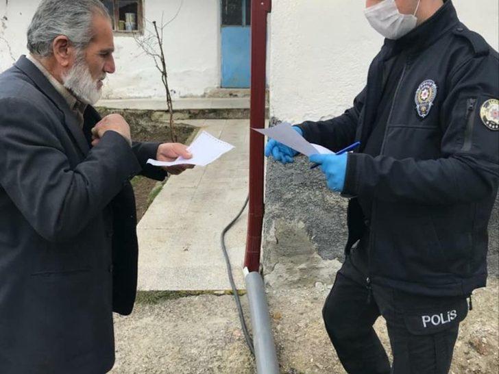 Kırka polisi yaşlıların maaşlarına evlerinde teslim ediyor G2