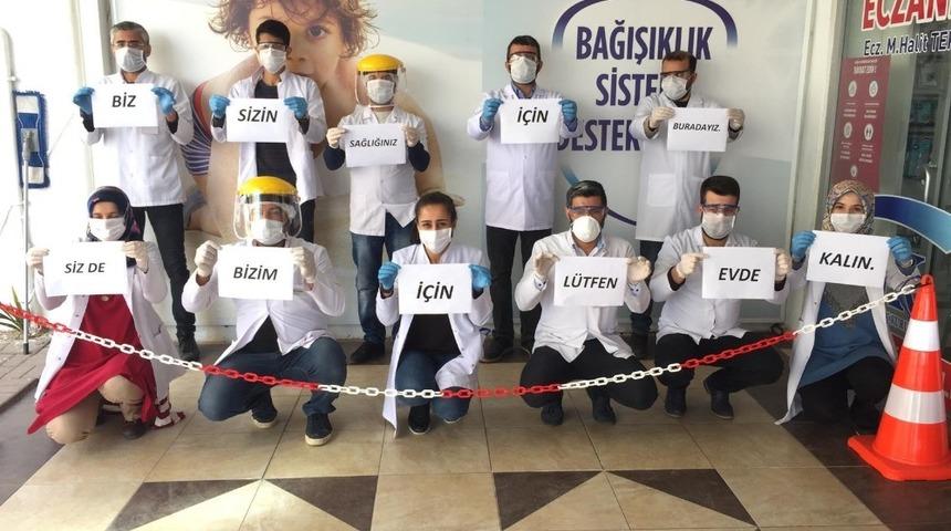 Eczane teknisyenlerinden ‘evde kal’ çağrısı