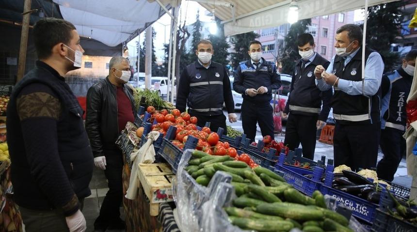 Haliliye&rsquo;de korona vir&uuml;s denetimleri