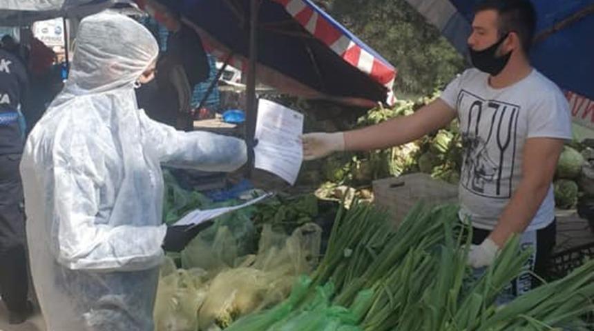 Pazaryeri ekiplerce denetlendi