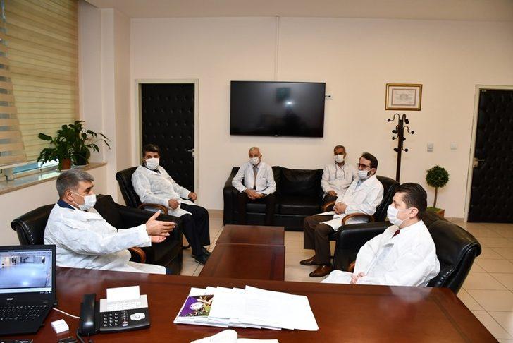 Vali Gürel, hastaların gözlem altında tutulacağı bölümleri gezdi G2