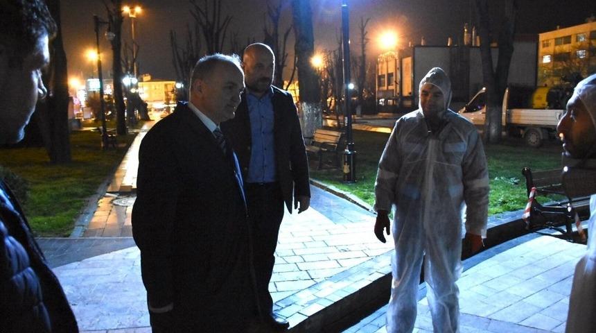 Sosyal mesafe korundu öyle teşekkür