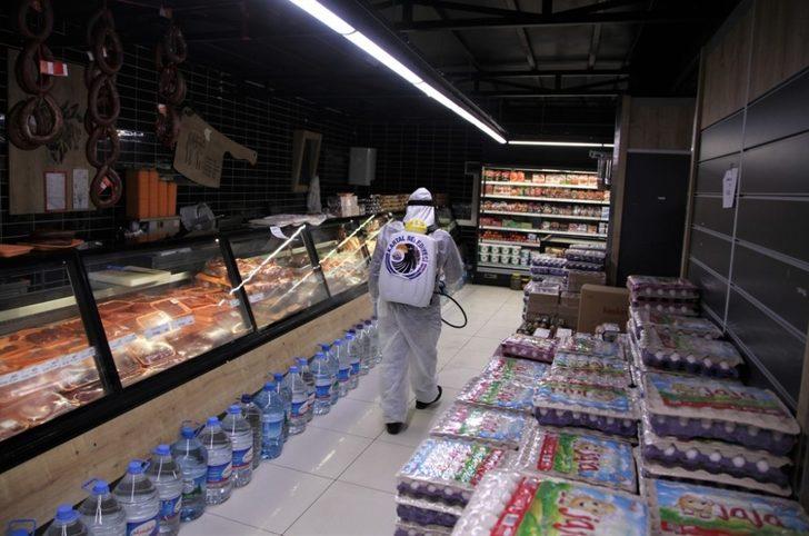 Kartal Belediyesi’nin dezenfekte çalışmaları marketlerde devam etti G1