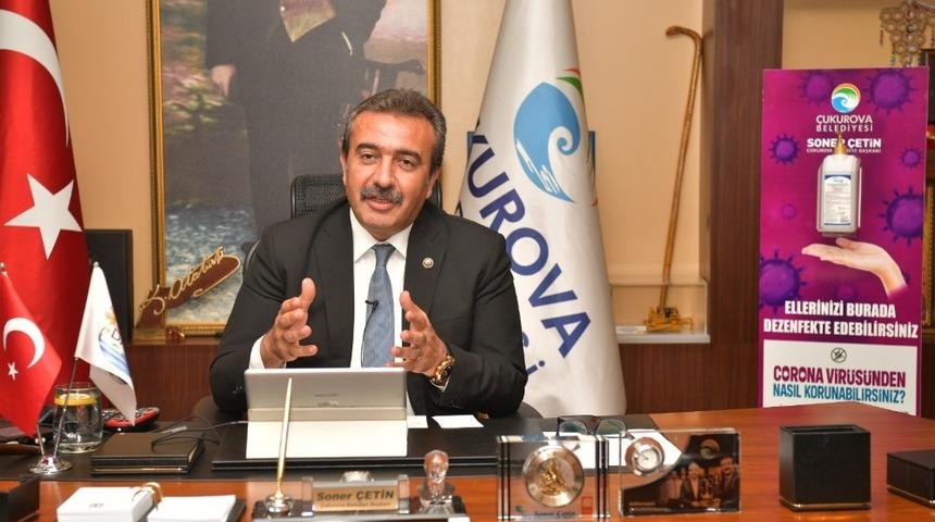 Başkan Çetin salgın sonuna kadar maaşını bağışladı
