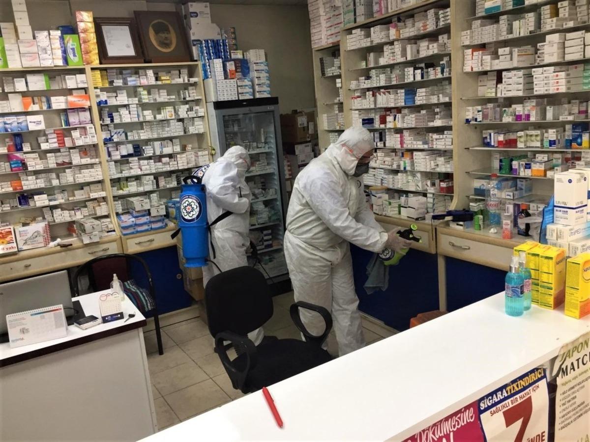 Muğla&rsquo;da eczaneler dezenfekte edildi