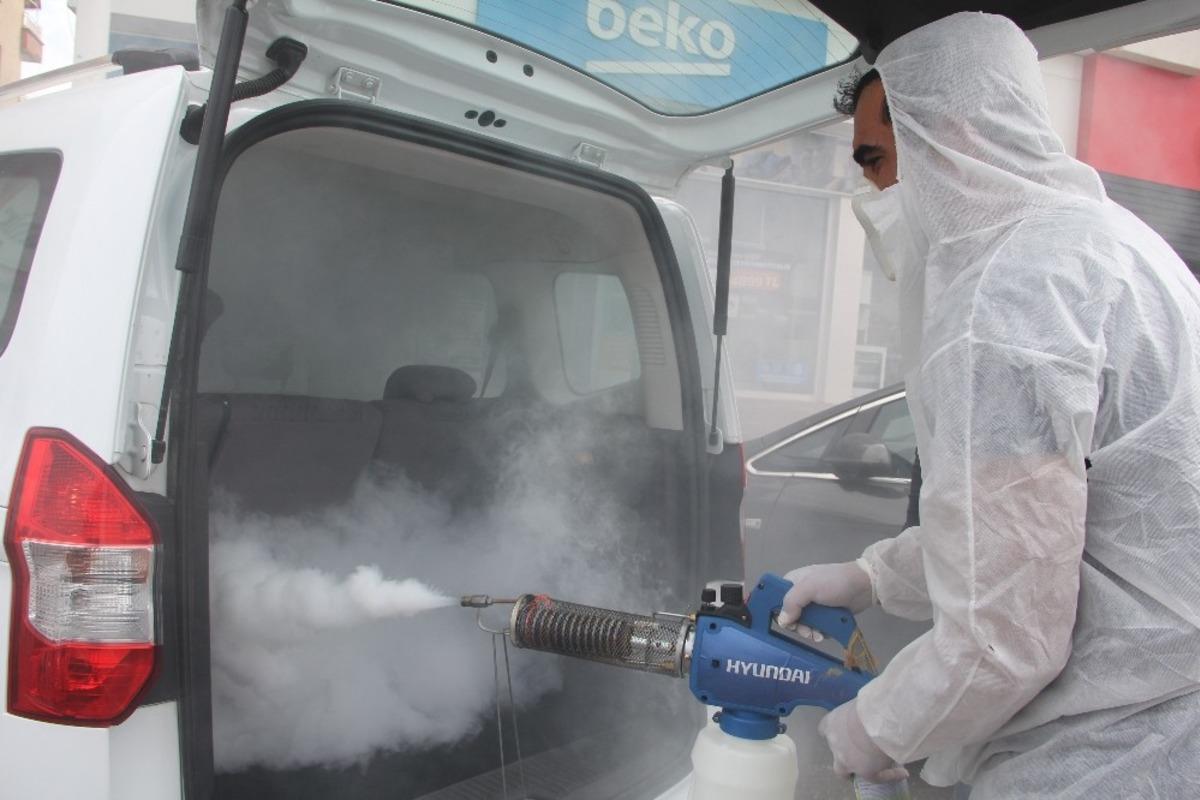 Kiralama şirketi, ara&ccedil;larını korona vir&uuml;se karşı dezenfekte etti