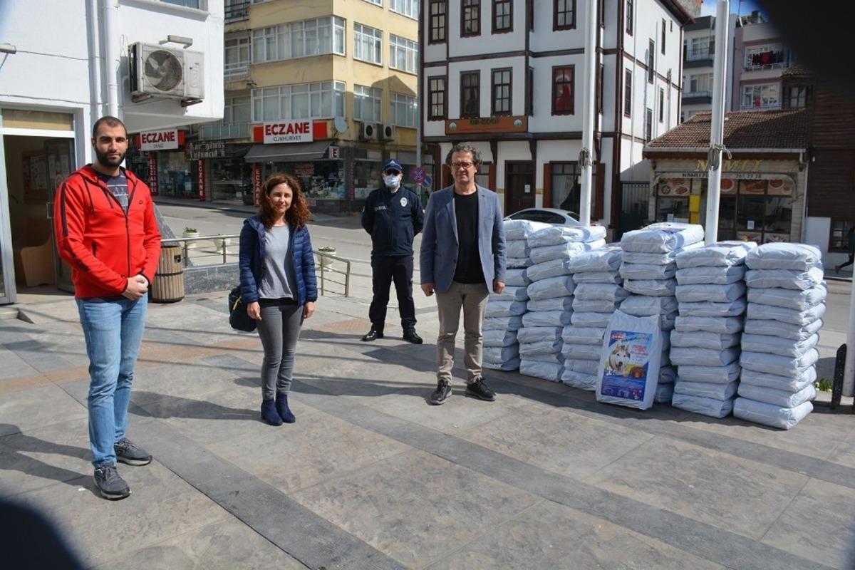 Sinop&rsquo;ta sokak hayvanları a&ccedil; kalmayacak