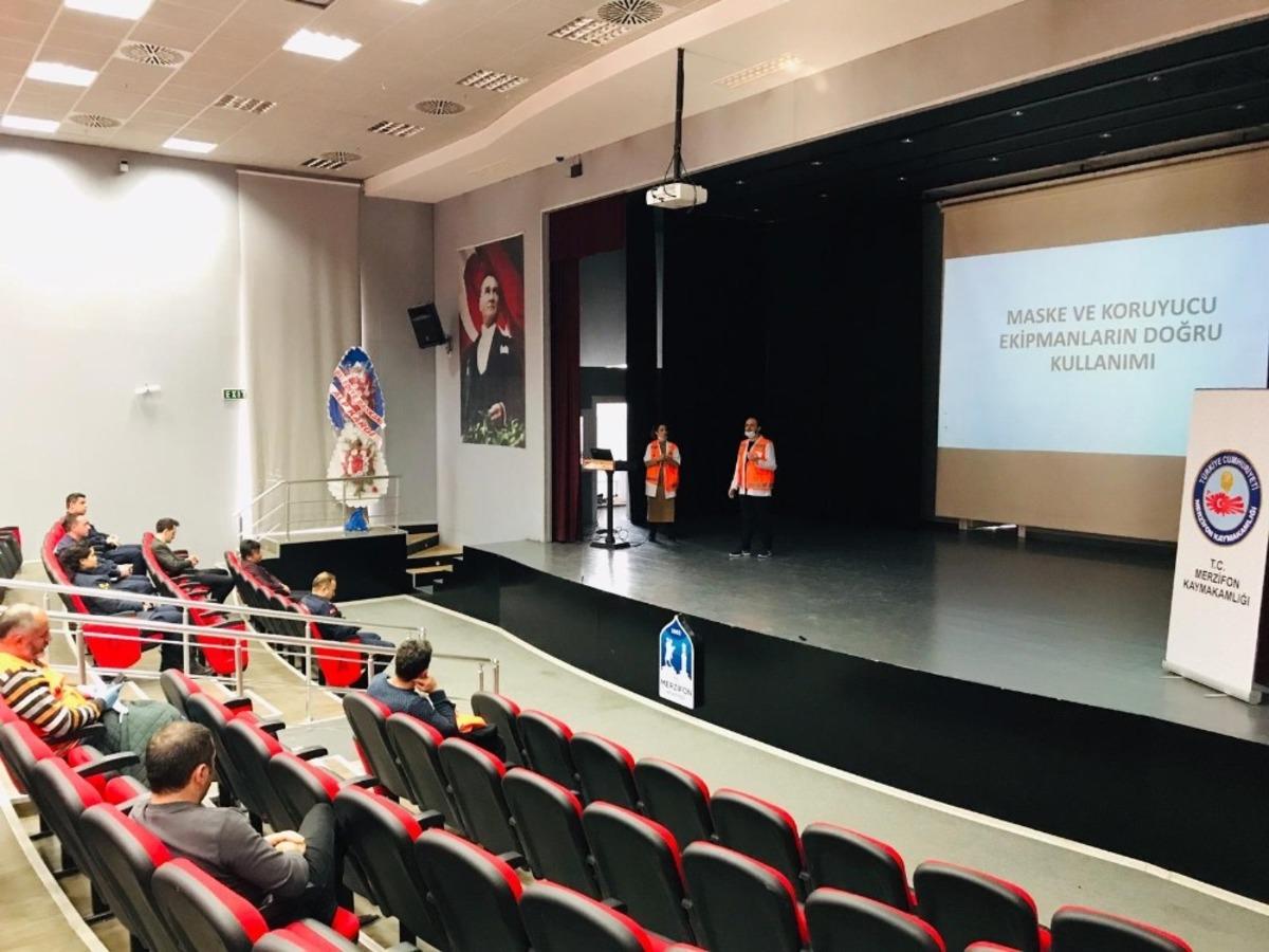 Vefa Sosyal Destek Grubu&rsquo;na hijyen kuralları anlatıldı