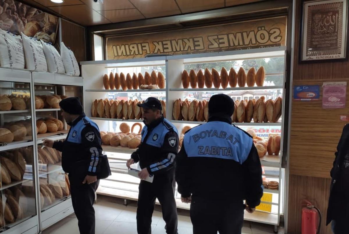 Boyabat&rsquo;ta fırınlar denetlendi