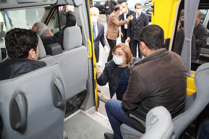 Başkan Şahin, Vali Gül ile işçi servislerini denetledi G5