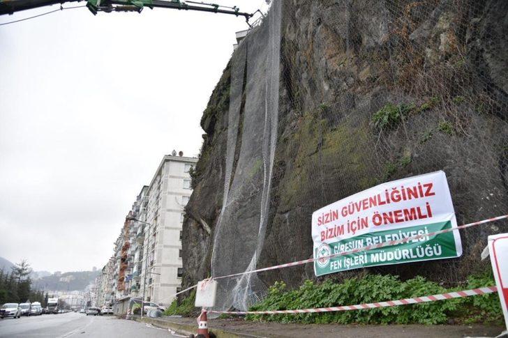 Kayalık bölgeye çelik ağ ile koruma G4