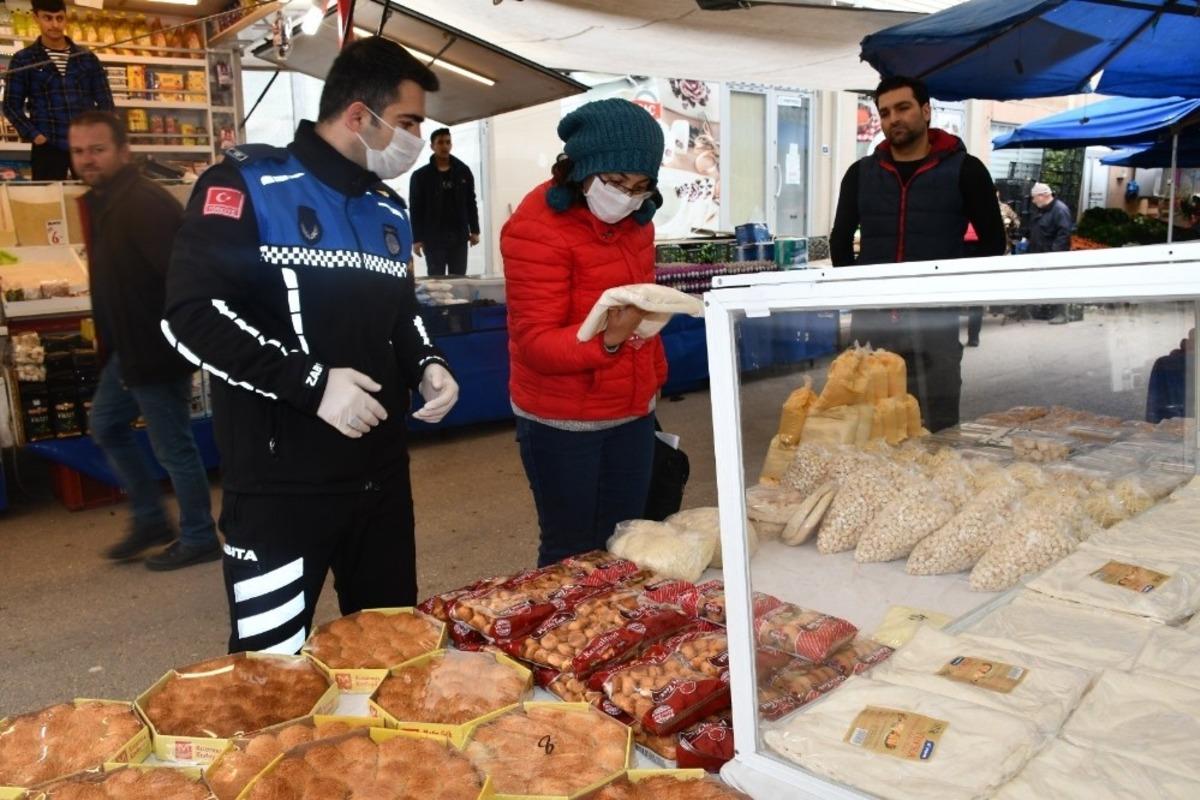 Kestel&rsquo;de banka ve bankamatikler dezenfekte edildi