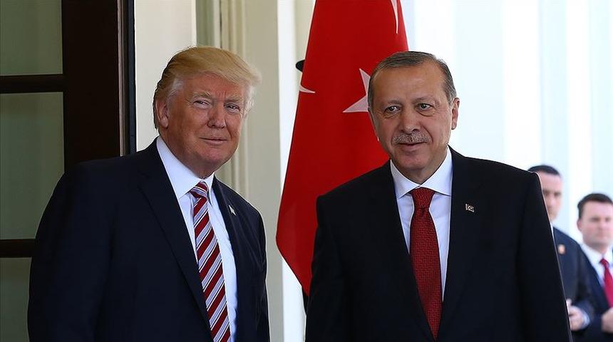 Son dakika! Cumhurbaşkanı Erdoğan, Trump ile g&ouml;r&uuml;şt&uuml;
