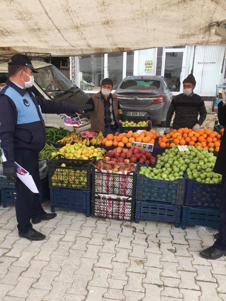 ’Emet ilçe Pazarı’nda tedbirler G3