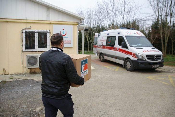 Çekmeköy’de siperli maskeler sağlık görevlilerine teslim edildi G2