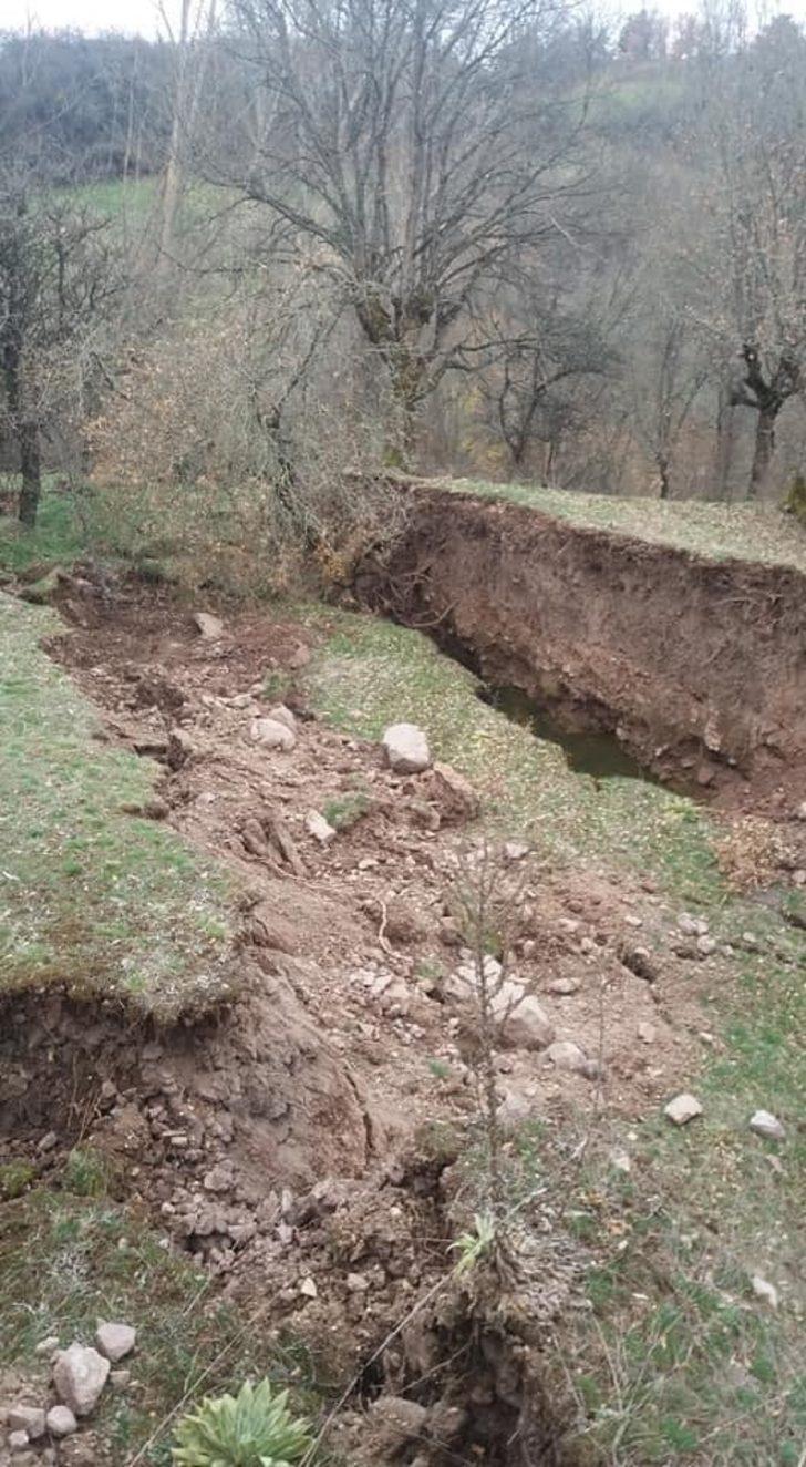 Bolu’da, ormanlık alanda heyelan meydana geldi G3