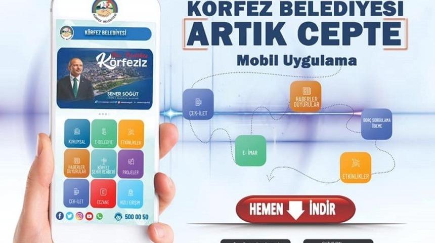 K&ouml;rfez Belediyesi artık cepte