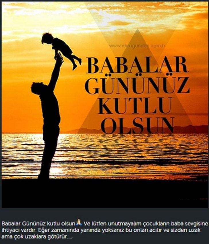 Ebru Gündeş babasına sitem etti G1