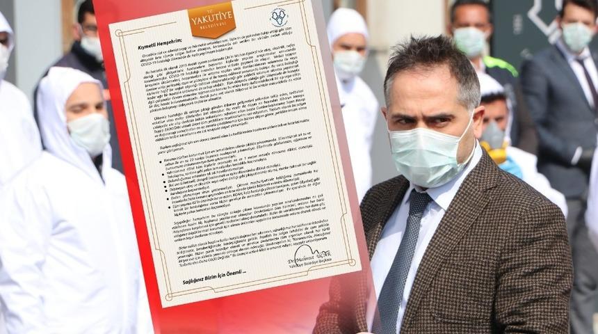 Başkan U&ccedil;ar&rsquo;dan vatandaşa mektuplu korona &ouml;nerisi