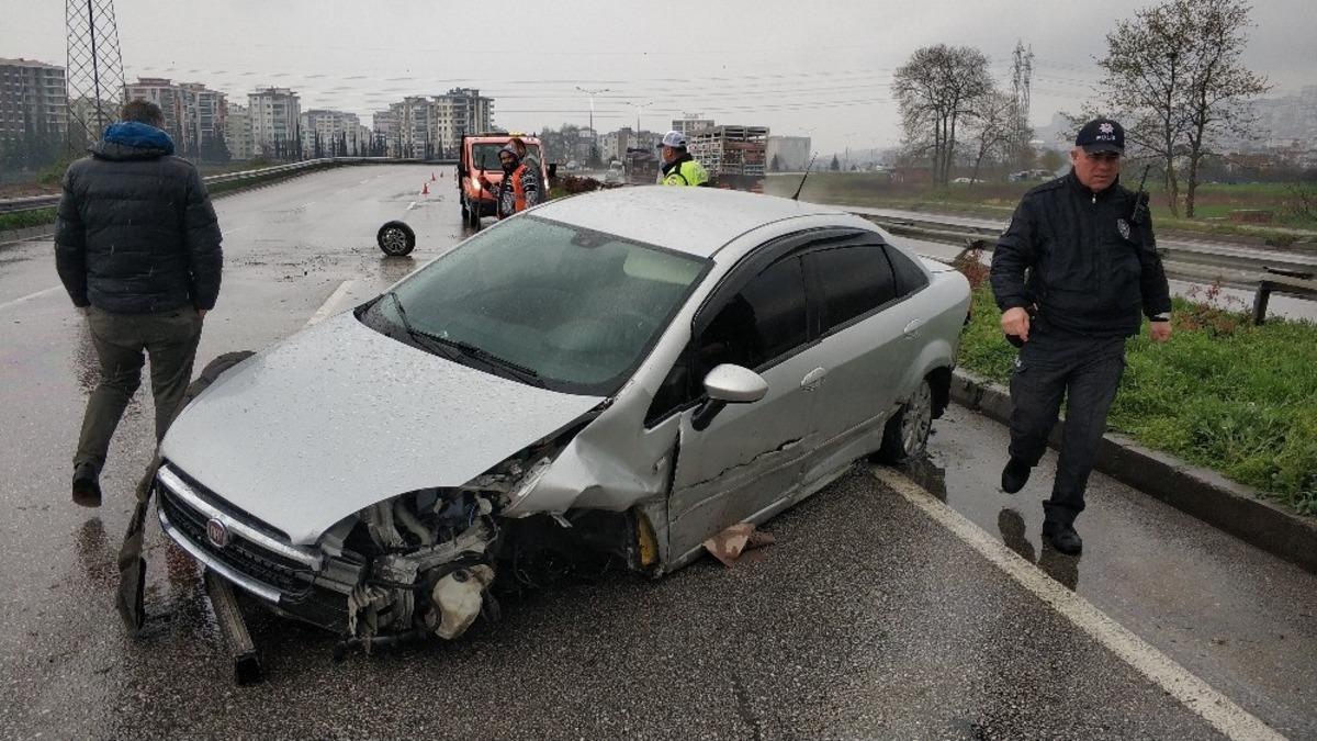 Samsun&rsquo;da trafik kazası: 1 yaralı