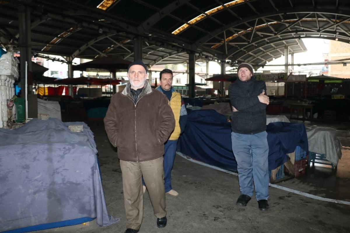Halk pazarı korona vir&uuml;s tedbirleri kapsamında kurulmadı