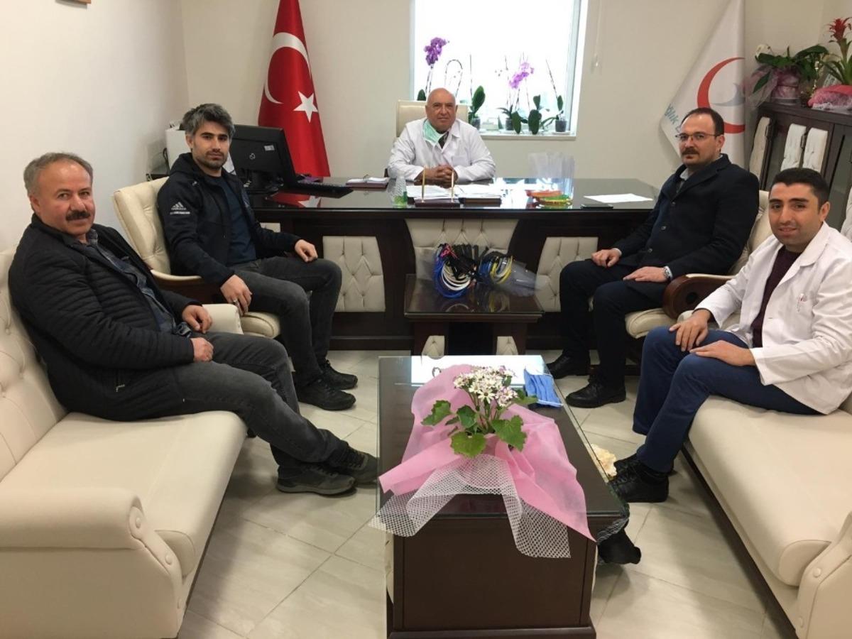 Sağlık &ccedil;alışanlarına koruyucu siperlik desteği