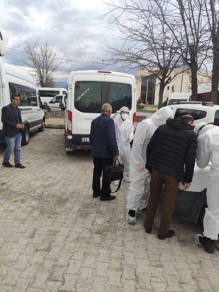 Siirt’te toplu taşıma araçlarında korona virüs denetimi G3