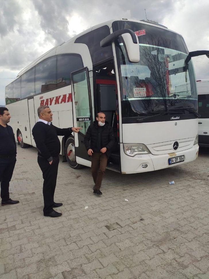 Siirt’te toplu taşıma araçlarında korona virüs denetimi G4