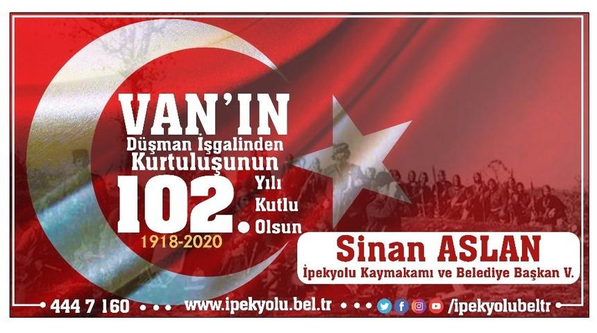 Kaymakam aslan’dan ‘2 Nisan’ mesajı