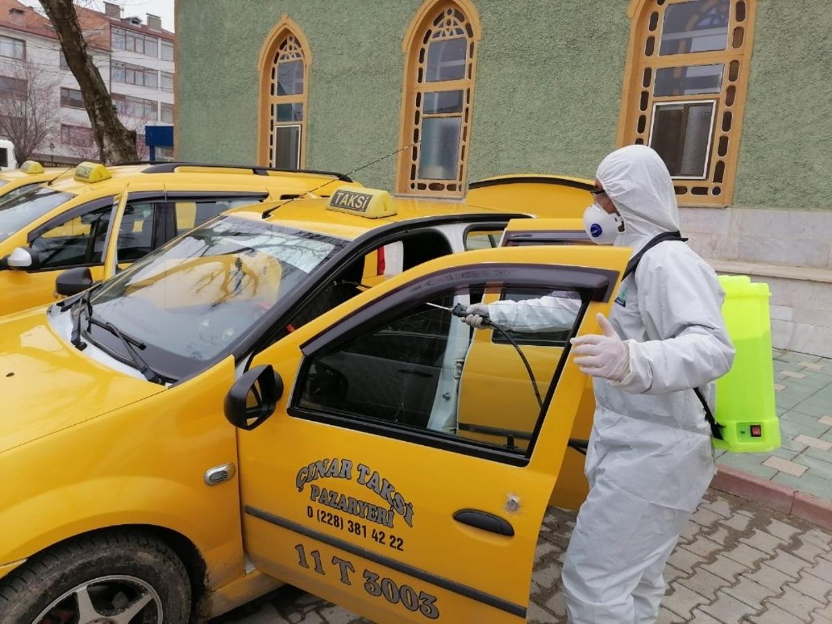 Pazaryeri&rsquo;nden dezenfekte &ccedil;alışmaları devam ediyor