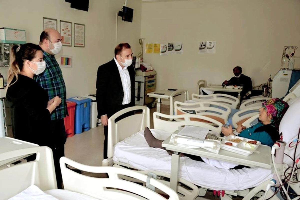 Kaymakam Mutlu&rsquo;dan g&ouml;revlilere moral ziyareti