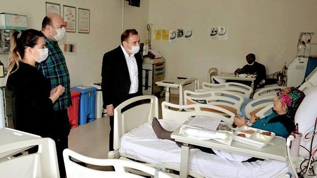 Kaymakam Mutlu’dan görevlilere moral ziyareti