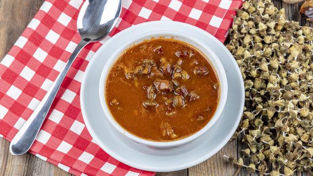 Konya'dan sofralarınıza: Etli kuru bamya çorbası