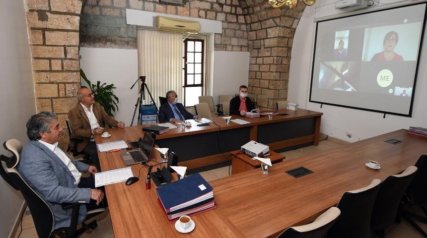 Mersin B&uuml;y&uuml;kşehir Belediyesi Enc&uuml;men Toplantısı, video konferans ile yapıldı