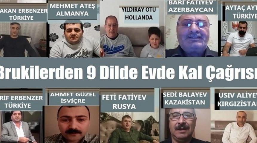 Buruki aşiretinden 9 dilde ‘evde kalın’ çağrısı