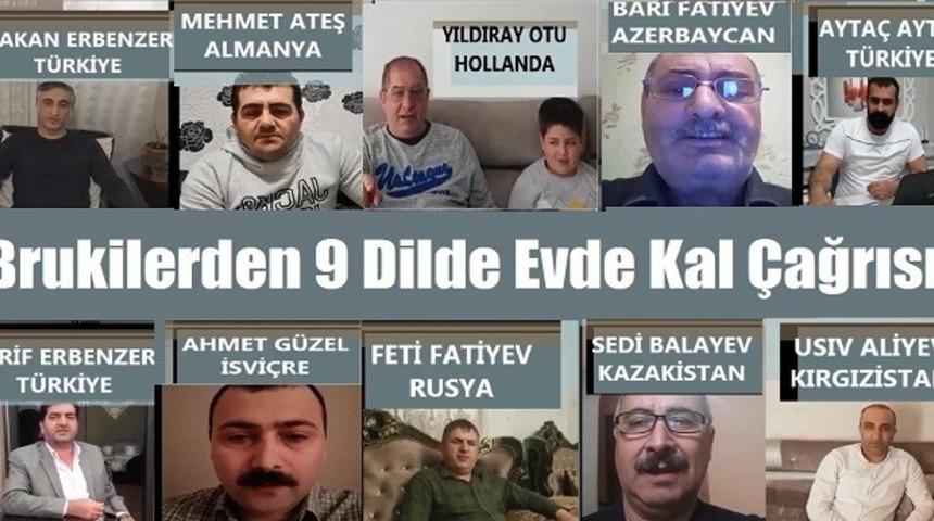 Buruki aşiretinden 9 dilde ‘evde kalın’ çağrısı