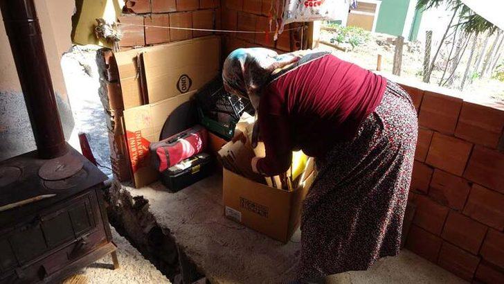 Heyelan mahalleyi paramparça etti! Evlerin içinden yarıklar geçiyor G4