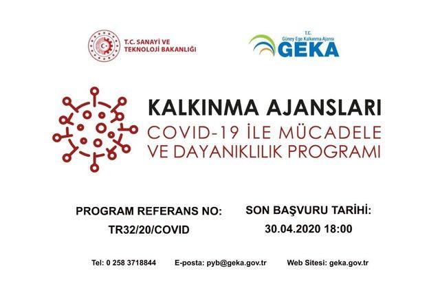 GEKA, ‘Covid-19 ile Mücadele ve Dayanıklılık Mali Destek Programı’nı ilan etti