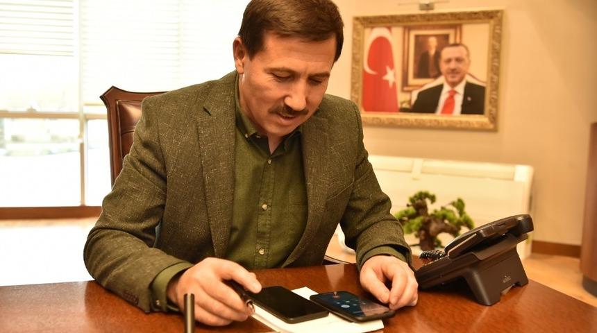 Başkan Kılca&rsquo;dan şehit aileleri ve 65 yaş &uuml;st&uuml; vatandaşlara telefon