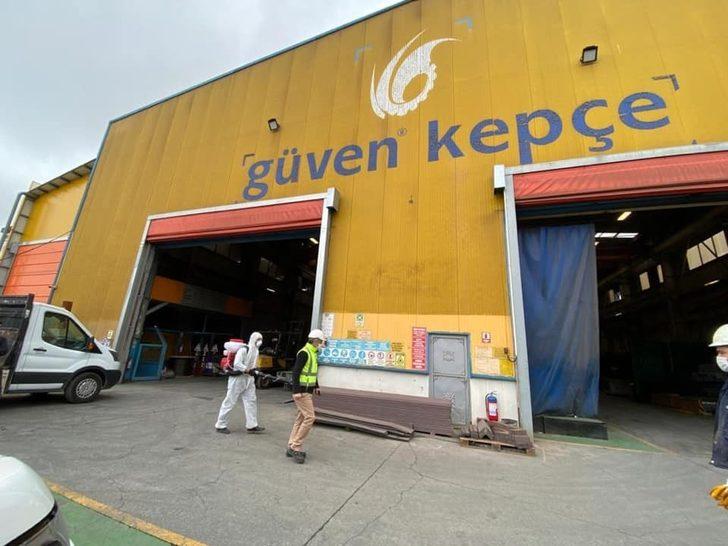 Güven Kepçe, fabrikalarını korona virüse karşı dezenfekte etti G1