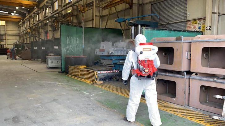 Güven Kepçe, fabrikalarını korona virüse karşı dezenfekte etti G2